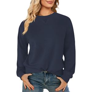 OEM conçu à la mode 100% coton sweat-shirt imprimé numérique pour les femmes solide nouveauté en plein air vêtements d'hiver prix pas cher - Product Image 6