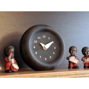 Horloge de bureau minimaliste en bois, mouvement à quartz circulaire, affichage silencieux à aiguilles, design moderne écologique, décorative - Product Image 2