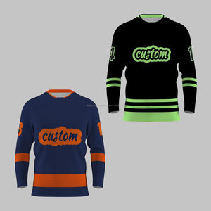 OEM al por mayor logotipo personalizado sublimación impresión equipo hockey sobre hielo Jersey pulóver uniformes de hockey sobre hielo en blanco - Product Image 1