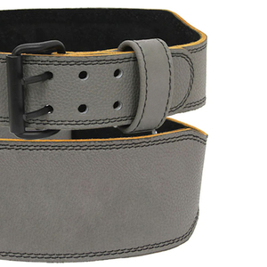 Adjustable fitness leather belt gym weightlifting waist support bodybuilding heavy lifting durable strong Waist Belts - Product Image 5