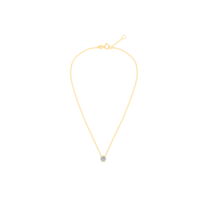 Collier Solitaire Élégant et Luxueux en Or Massif 14K pour Femme, Diamant de Laboratoire 0,3 Ct Pureté VS, Anniversaire de Mariage - Product Image 2