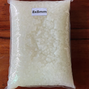 นาตาเดอโคโค่ คิวบ์ ขนาด 8x8 มม. คุณภาพพรีเมียม เจลลี่ครีมมะพร้าว น้ำเชื่อมมะพร้าวแท้ 99 โกลด์ ดาต้า ราคาดีที่สุด - Product Image 1