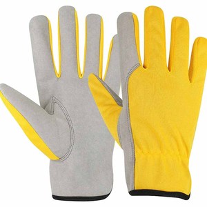 Guantes de Mecánico de Cuero Sintético Resistentes para Seguridad Industrial JNM SAFETY, Protección de Manos Suave y Cómoda para Actividades al Aire Libre - Product Image 1