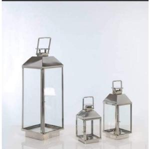 Lámparas de Metal de Cobre de Lujo con Paneles de Vidrio – Lámparas Decorativas Modernas para Velas, Ideales para Decoración del Hogar y Bodas - Product Image 3