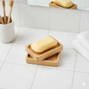 Soporte de Jabón de Madera Ecológico, Duradero y de Primera Calidad, Diseño Antideslizante con Drenaje, Estilo Moderno, Fácil de Usar - Product Image 4
