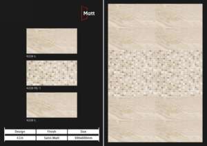 กระเบื้องเคลือบด้านลายสถาปัตยกรรม ขนาด 12x24 นิ้ว ออกแบบมาเพื่อพื้นที่ที่มีโครงสร้าง แข็งแรง ทนทาน และมีความสม่ำเสมอในการออกแบบ - Product Image 4