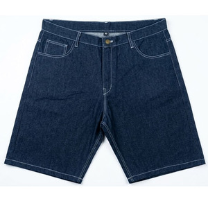 Short en jean décontracté pour homme, coupe droite, taille mi-haute, respirant, écologique, avec fermeture éclair – Tendance et idéal pour le travail - Product Image 1