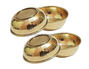 ชามทองเหลืองขัดเงาสีทองหรูหราใช้สำหรับเสิร์ฟบะหมี่ทานอาหารตกแต่งโต๊ะสไตล์ญี่ปุ่น - Product Image 1