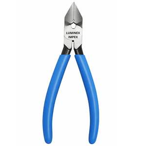 Alicates de Corte Inclinados de 6 Pulgadas, Cortador de Alambre de Precisión con Mandíbula Angulada, Acero Inoxidable, Herramienta Manual Profesional de Alta Calidad, Pakistán - Product Image 1