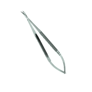 Microtijeras con mango redondo, cuchillas curvas resistentes para disección, herramienta de microcirugía de acero inoxidable de primera calidad, reutilizable para cirugía plástica - Product Image 3