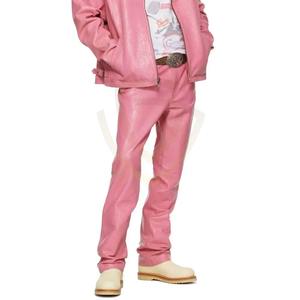 ผู้จัดจำหน่ายที่ดีที่สุด กางเกงหนังแท้คุณภาพเยี่ยมสำหรับผู้ชาย แฟชั่นคุณภาพพรีเมียม กางเกงหนังผู้ชาย - Product Image 6