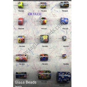 Millefiori-Cuentas redondas de cristal de murano, cuentas de lentejas de cristal redondas de varios tamaños, venta al por mayor - Product Image 1