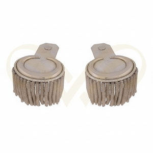 Épaulettes et galons personnalisés OEM/ODM pour uniformes de sécurité formels avec broderie en fils métalliques - Product Image 4