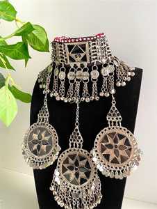 Parures de bijoux afghans très demandées, haute qualité, 100% style vintage, en acier inoxydable, pour mariages et fêtes, faible MOQ et prix pour femmes - Product Image 2