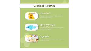 Five Percent Vitamin C <b>Oil</b> Free Daily Face Moisturizer For Skin Radiance Hydrating Nourishing Gentle Skincare Smooth <b>Glow</b> Pack - Product Image 2