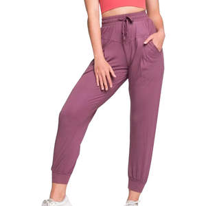 Nouveau design 2026 – Pantalons d'été confortables en soie et coton molletonné pour femmes, avec service OEM – Vente en gros - Product Image 1