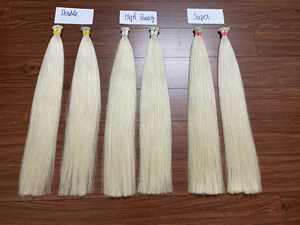 Gran Stock al por Mayor de Extensiones de Cabello Remy Vietnamita Liso Extremo, Doble Trama, Aptas para Permanente, Súper Sedosas y de Alta Calidad - Product Image 2