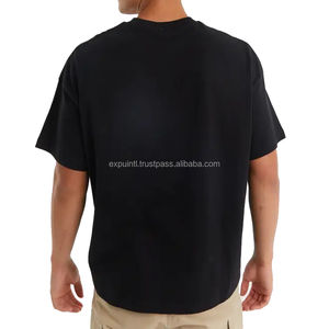 Camisetas Oversize Lisas de Algodón Suave de Alta Calidad, Ecológicas y Transpirables para Hombre, Venta al por Mayor Unisex Estilo Urbano - Product Image 2