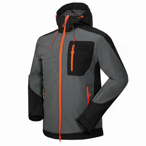 Man Windbreaker Waterproof Winter Soft Shell <b>Jackets</b> Outdoor Workwear Zipper Closure Windproof Softshell <b>Jackets</b> - Product Image 5