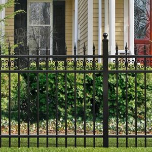 Valla de Hierro Forjado de Lujo, Paneles Decorativos de Hierro, Cercas Metálicas Personalizadas para Casas, Propiedades, Patios y Jardines - Product Image 3