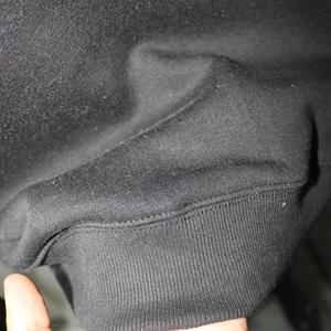 ARKANSAS BLACK <b>Mock</b> <b>Neck</b> Sweatshirt 100% Cotton PINK Applique Embroidery wide <b>neck</b> Sweatshirt Finer Threads - Product Image 4