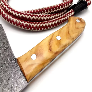 Couteau à découper la viande professionnel LEGACY BLADES en acier Damas, forgé à la main, manche en bois, couteau de cuisine, fournisseur d'usine - Product Image 2