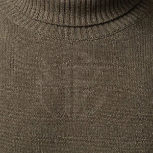 Fashionable Solid Tone Mock <b>Neck</b> Stretch Top with Full Sleeves for Seasonal Wear <b>Men</b> <b>Turtle</b> <b>Neck</b> Shirt - Product Image 6