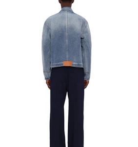 Veste de travail automne-hiver de haute qualité pour hommes toile de coton personnalisée taille XL veste en jean de mode décontractée d'extérieur de rue haute - Product Image 2