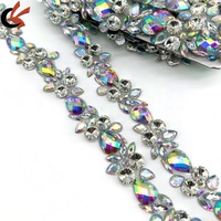 Strass thermocollants en résine avec cristaux de verre étincelants et pierres écologiques pour vêtements, chaussures, costumes de carnaval et robes de soirée