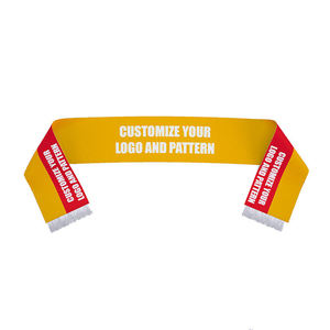 Bufanda de Fútbol Personalizada con Bandera de País, Bufanda con Borlas para Fanáticos del Fútbol, Bufanda Tejida para Aficionados del Equipo, Personalizada para el Estadio - Product Image 6