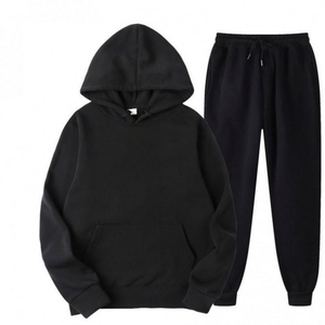 High Quality Custom <b>Pullover</b> Hoodie Sweatpants <b>Men</b> Two Piece All Season Casual Everyday Wear Tracksuit for <b>Men</b> Sets Custom Sport - Product Image 2