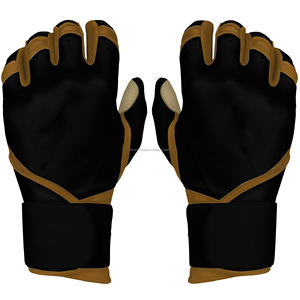 Gants de frappe de baseball professionnels, usage sportif, cuir respirant, pour entraînement jeunes et adultes LBBG-0037 - Product Image 6