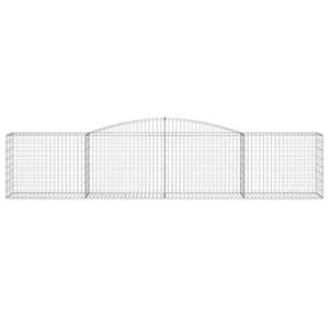 Ensemble de 2 grands paniers en métal galvanisé argenté, série de paniers gabions - Product Image 4