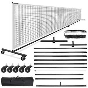 Sistema di Rete da Pickleball Portatile da 22 Piedi, Dimensioni Regolamentari, con Ruote Bloccabili e Borsa per il Trasporto, per Giocare su Vialetti e in Giardino - Product Image 1