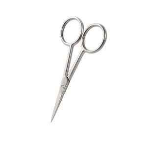 กรรไกรสแตนเลสขนาด 4 นิ้ว สำหรับงานละเอียดอเนกประสงค์ ตัดขนบนใบหน้า คิ้ว ขนตา เครา หนวด ได้รับการรับรองมาตรฐาน CE - Product Image 1