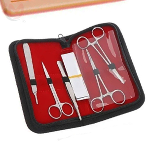 Kit de formation en suture pour étudiants avec instruments chirurgicaux et coussin d'entraînement pour la pratique manuelle - Product Image 4