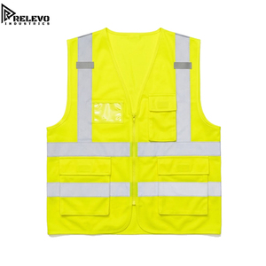 Chaleco de Seguridad Reflectante de Alta Visibilidad con Múltiples Bolsillos Estilo ANSI, Chaleco de Seguridad de Alta Visibilidad, Ropa de Trabajo Reflectante con Bolsillos - Product Image 1