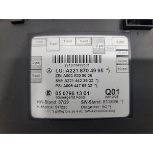 โมดูลควบคุม ABS สำหรับรถยนต์ S-class ปี 2005-2013 มือสอง ของแท้ รหัสอะไหล่ A2218704995 - Product Image 2