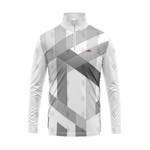 Camisetas de Forro Polar de Primera Calidad 100% Poliéster para Hombre, con Media Cremallera, Color Sólido, Tejido Ligero de Secado Rápido, Top Informal de Invierno - Product Image 1