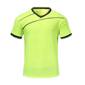 Camiseta Deportiva de Fútbol Personalizada en Verde Neón, Uniforme de Equipo de Manga Corta - Product Image 1