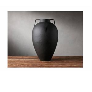 Venta caliente florero de Metal moderno con acabado mate florero de mesa moderno de Metal florero de Metal para decoración de mesa hogar sala de estar, etc. - Product Image 4