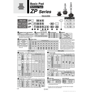 ZPT20BN-B8 de modèle de coussin de vide pneumatique SMC pour les machines et l'équipement industriel - Product Image 1