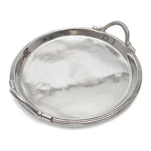 Bandeja de Servir Moderna de Metal Pulido con Elegante Plato Decorativo de Acero Inoxidable para Cocina - Product Image 2