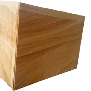 Piedra natural de primera calidad de arenisca de madera de teca al por mayor con vetas únicas para interiores de lujo y aplicaciones exteriores - Product Image 1
