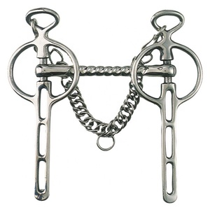 Liverpool-brocas de conducción hechas a medida, sillín de boca recta con relleno suave de acero inoxidable, anillo suelto, broca de plata alemana - Product Image 1