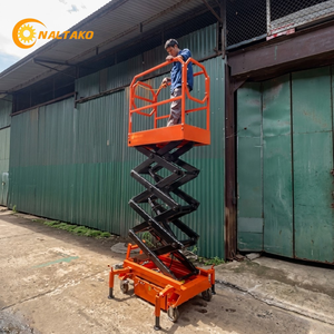 แพลตฟอร์มยกแบบกรรไกรไฟฟ้า Naltako NXNN-6M 500 กก. 6 ม. พร้อมขาตั้งแบบ Spider-Type 220V - Product Image 3