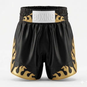 Comfortable Fit Polyester Material Made Boxing Shorts / Breathable Lowest Price Boxing Shorts For Sale - Product Image 6