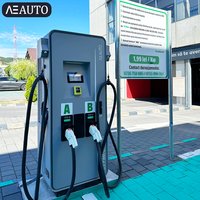 Station de recharge rapide électrique pour véhicules électriques certifiée TUV CE, commerciale, 4G Ethernet IP55, 100 kW, 120 kW, chargeur DC automatique