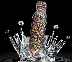 Botella de Agua de Cobre Ecológica de Doble Pared con Diseño Impreso para una Bebida Saludable en Casa, Oficina o Viajes, Compre Directamente del Proveedor - Product Image 5