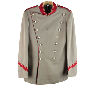 Men's Black Formal Uniform <b>Jacket</b> With Embroidered Patches And <b>Silver</b> Buttons custom uniform maker Blazer coat - Product Image 4